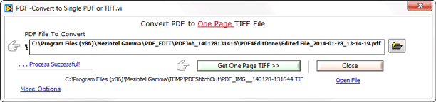 Notification is shown when the tiff well logs are ready.