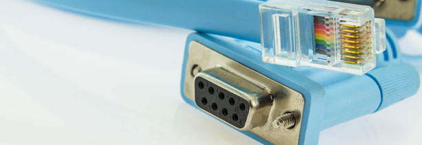 Ethernet or Serial Port Connectors